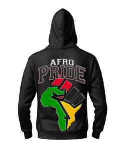 DTG / DTF Print On Demand Hoodie Back Afro Pride