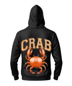 DTG / DTF Print On Demand Hoodie Back Crab