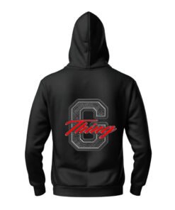DTG / DTF Print On Demand Hoodie Back G Thing Black