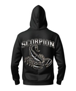 DTG / DTF Print On Demand Hoodie Back Scorpion