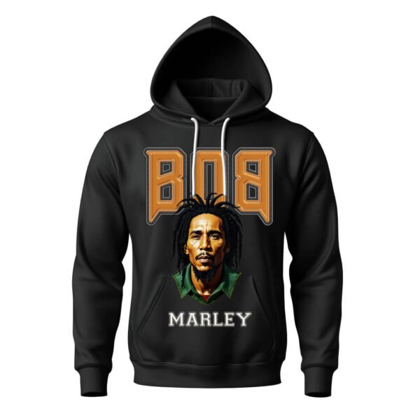 DTG / DTF Print On Demand Hoodie Front Bob Marley