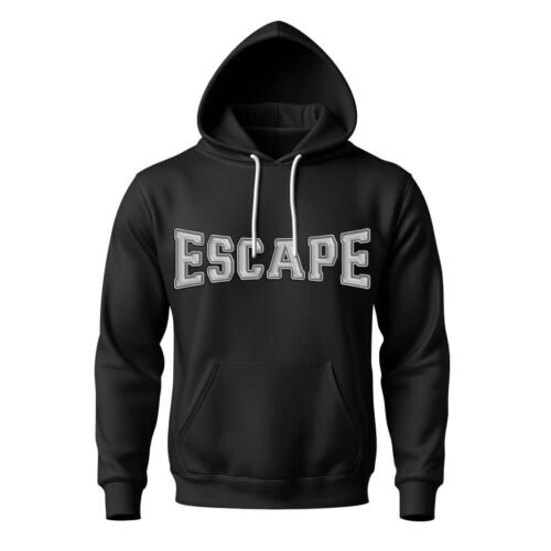 DTG / DTF Print On Demand Hoodie Front Escape (1)