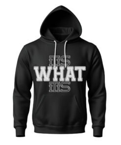 DTG / DTF Print On Demand Hoodie Front It Is What It Is