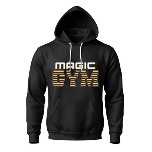 DTG / DTF Print On Demand Hoodie Front Magic Gym