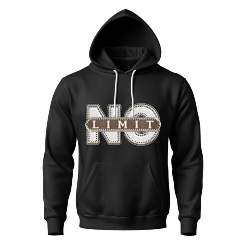 DTG / DTF Print On Demand Hoodie Front No Limit (2)