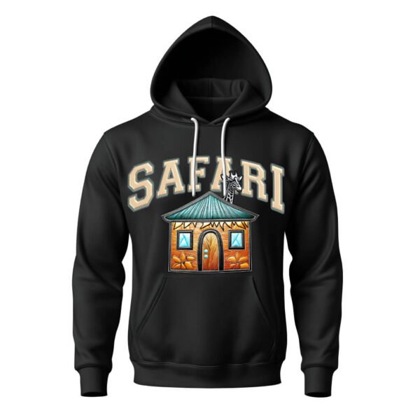 DTG / DTF Print On Demand Hoodie Front Safari (2)