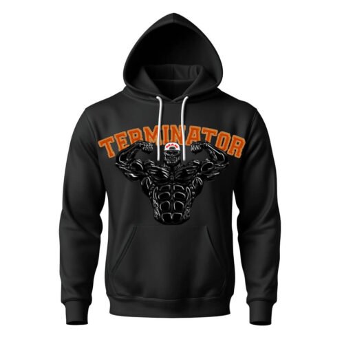 DTG / DTF Print On Demand Hoodie Front Terminator