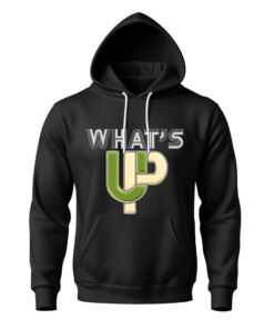 DTG / DTF Print On Demand Hoodie Front What's Up