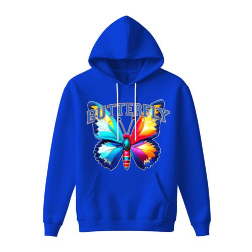 DTG / DTF Print On Demand Hoodie Front Butterfly (2)