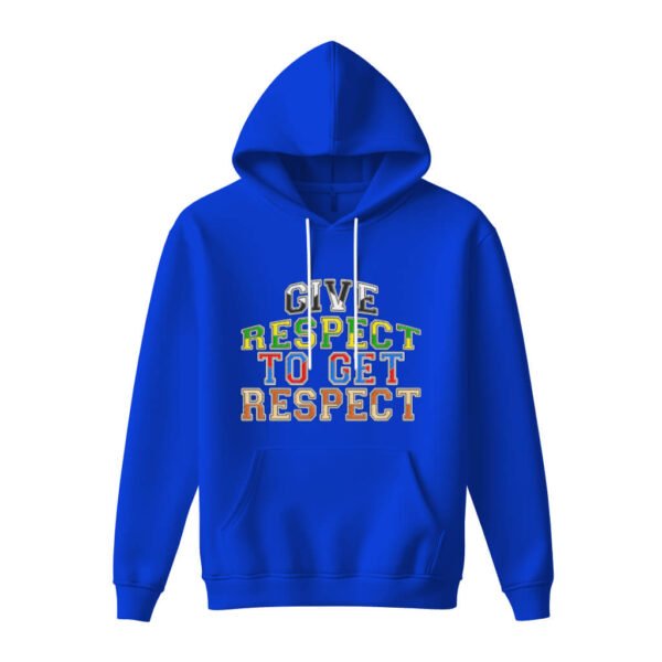 DTG / DTF Print On Demand Hoodie Front Give Respect To Get Respect (2)