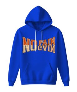 DTG / DTF Print On Demand Hoodie Front No Pain No Gain (2)
