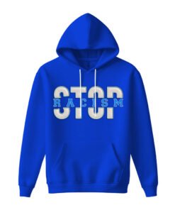 DTG / DTF Print On Demand Hoodie Front Stop Racism