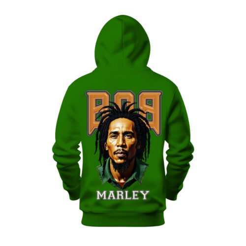 DTG / DTF Print On Demand Hoodie Back Bob Marley