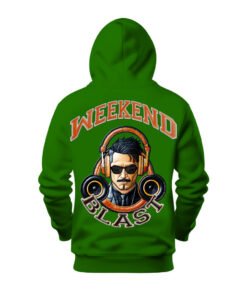DTG / DTF Print On Demand Hoodie Back DJ Weekend Blast
