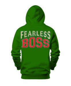 DTG / DTF Print On Demand Hoodie Back Fearless Boss