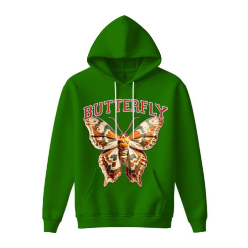 DTG / DTF Print On Demand Hoodie Front Butterfly (1)