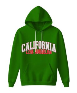DTG / DTF Print On Demand Hoodie Front California Los Angeles