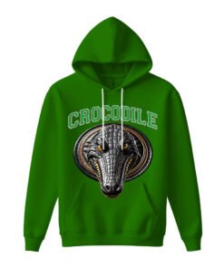 DTG / DTF Print On Demand Hoodie Front Crocodile