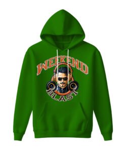 DTG / DTF Print On Demand Hoodie Front DJ Weekend Blast