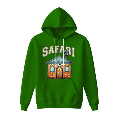 DTG / DTF Print On Demand Hoodie Front Safari (2)