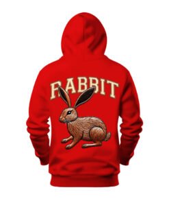 DTG / DTF Print On Demand Hoodie Back Rabbit