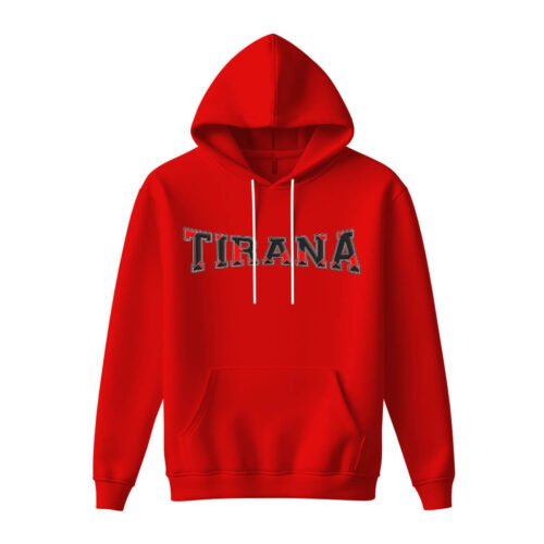 DTG / DTF Print On Demand Hoodie Front Albania Tirana