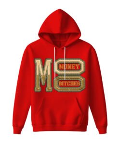 DTG / DTF Print On Demand Hoodie Front Mo Money Mo Bitches (1)