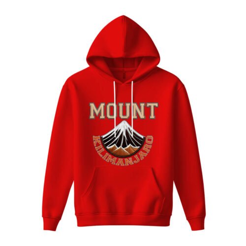 DTG / DTF Print On Demand Hoodie Front Mount Kilimanjaro