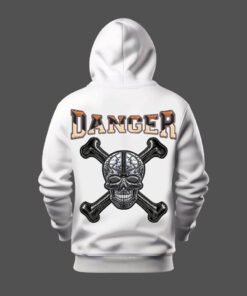 DTG / DTF Print On Demand Hoodie Back Danger