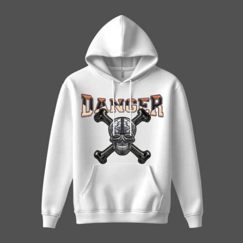 DTG / DTF Print On Demand Hoodie Front Danger