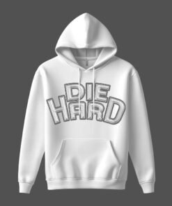 DTG / DTF Print On Demand Hoodie Front Die Hard (2)
