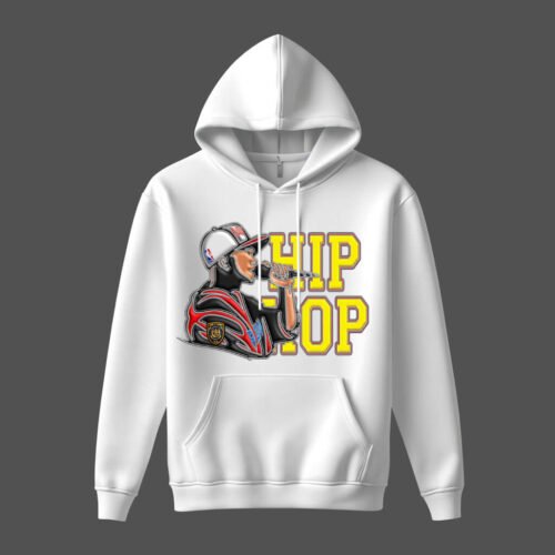 DTG / DTF Print On Demand Hoodie Front Hip Hop