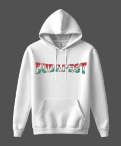 DTG / DTF Print On Demand Hoodie Front Budapest