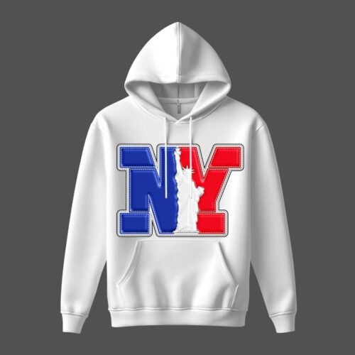 DTG / DTF Print On Demand Hoodie Front NY Statue Of Liberty