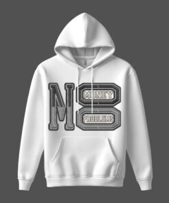 DTG / DTF Print On Demand Hoodie Front No Money Mo Problems