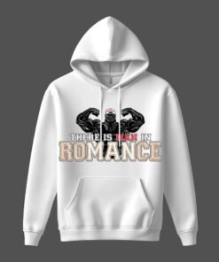 DTG / DTF Print On Demand Hoodie Front There Is A Man In Romance