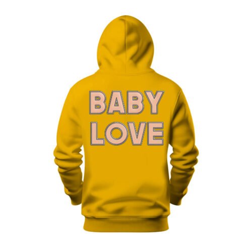 DTG / DTF Print On Demand Hoodie Back Baby Love