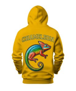 DTG / DTF Print On Demand Hoodie Back Chameleon