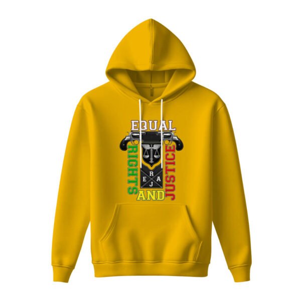 DTG / DTF Print On Demand Hoodie Front Equal Right And Justice