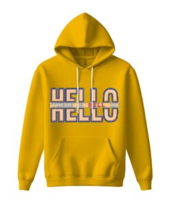 DTG / DTF Print On Demand Hoodie Front Hello