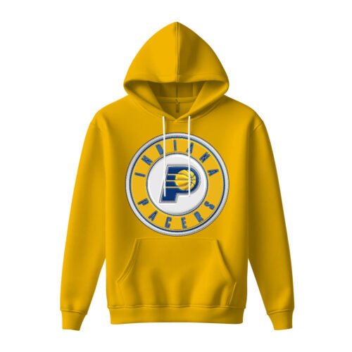 yellow hoodies indiana pacers DTG / DTF Print On Demand Hoodie Front Indiana Pacers
