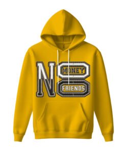 DTG / DTF Print On Demand Hoodie Front No Money No Friends