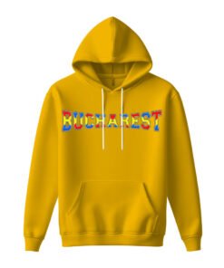 DTG / DTF Print On Demand Hoodie Front Bucharest