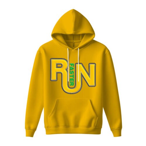 DTG / DTF Print On Demand Hoodie Front Run Faster (1)