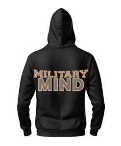 DTG / DTF Print On Demand Hoodie Back Military Mind