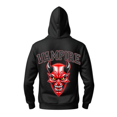 DTG / DTF Print On Demand Hoodie Back Vampire