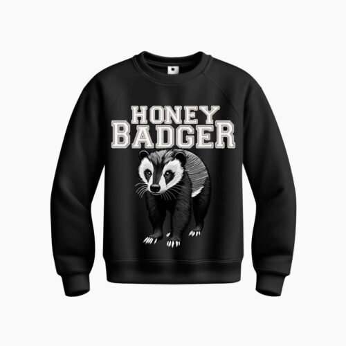 DTG / DTF Print On Demand Sweatshirt Honey Badger (2)