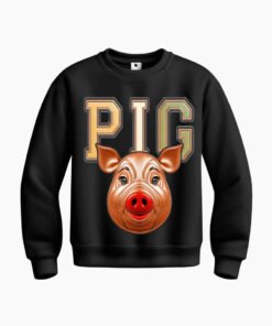 DTG / DTF Print On Demand Sweatshirt Pig