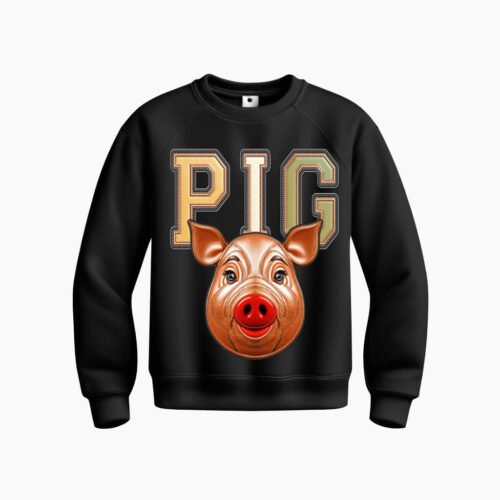DTG / DTF Print On Demand Sweatshirt Pig