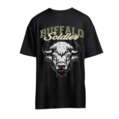 DTG / DTF Print On Demand T-Shirt Buffalo Soldier